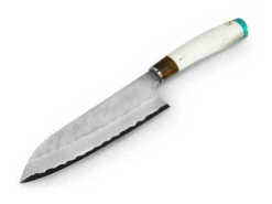 AS Santoku 180 Tsuchime, Kadzuno-gara -Qualitätsladen Für Geschirr as santoku 180 tsuchime kadzuno gara 1