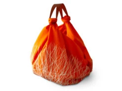 Baumwolltasche Furoshiki Tsuru, Orange, 100 Cm -Qualitätsladen Für Geschirr baumwolltasche furoshiki tsuru orange 100 cm 1