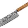 Damastmesser Nakiri 165 SG2, 63 Lagen, Olive -Qualitätsladen Für Geschirr damastmesser bunka 170 yoshimi kato kurosome 30 lagen 1