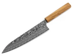 Damastmesser Gyuto 210 SG2, 63 Lagen, Olive 25 Damastmesser Gyuto 210 SG2, 63 Lagen, Olive -Qualitätsladen Für Geschirr damastmesser gyuto 210 sg2 63 lagen olive 1