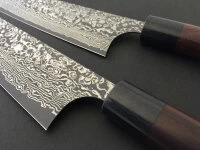 Damastmesser Gyuto 210, Yoshimi Kato Kurosome, 30 Lagen 6 Damastmesser Gyuto 210, Yoshimi Kato Kurosome, 30 Lagen – Bild 4