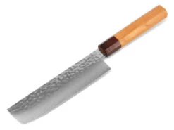 Damastmesser Nakiri 160, VG-10, Hammerschlag -Qualitätsladen Für Geschirr damastmesser nakiri 160 vg 10 hammerschlag 1