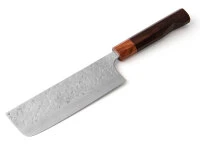 Damastmesser Nakiri 165 Rose Ebony, 35 Lagen