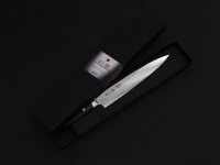 Damastmesser Saiun Sujihiki, 210 Mm, 32 Lagen 6 Damastmesser Saiun Sujihiki, 210 Mm, 32 Lagen – Bild 4