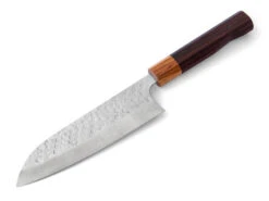 Damastmesser Santoku 165 Rose Ebony, 35 Lagen -Qualitätsladen Für Geschirr damastmesser santoku 165 rose ebony 35 lagen 1
