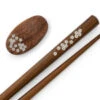 Essstäbchen Set Mit Ablage Sakura, Granadillo -Qualitätsladen Für Geschirr essstaebchen set mit ablage sakura granadillo
