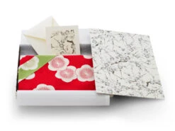 Geschenkset Chiyogami Mit Furoshiki Hana, Doppelseitig -Qualitätsladen Für Geschirr geschenkset chiyogami mit furoshiki hana doppelseitig 1