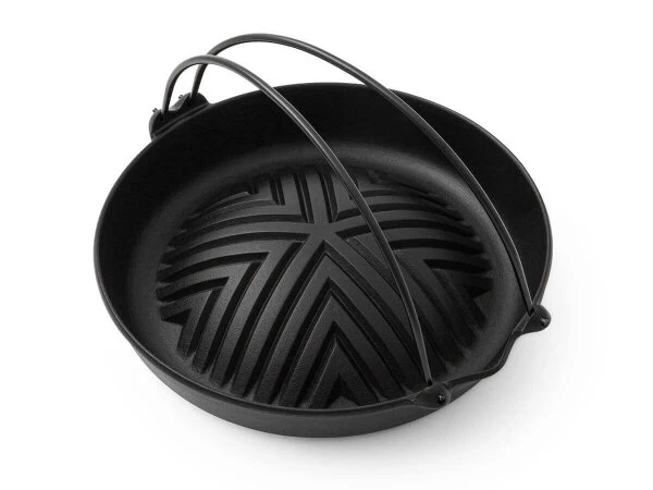 Grillpfanne Gusseisen Dschingis Khan 8 Grillpfanne Gusseisen Dschingis Khan – Bild 6