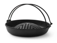 Grillpfanne Gusseisen Dschingis Khan 7 Grillpfanne Gusseisen Dschingis Khan – Bild 5