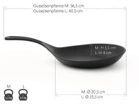 Gusseisenpfanne Omelett, Induktion, 2 Größen 11 Gusseisenpfanne Omelett, Induktion, 2 Größen – Bild 9