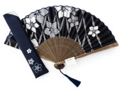 Handfächer Aihitoe Kon, Blau -Qualitätsladen Für Geschirr handfaecher aihitoe kon blau 1