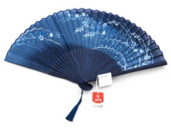 Handfächer Aino-cho, Blau -Qualitätsladen Für Geschirr handfaecher aino cho blau 1