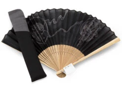Handfächer Fujin Raijin, Donner-Gott, Schwarz -Qualitätsladen Für Geschirr handfaecher fujin raijin donner gott schwarz 1