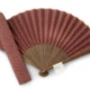 Handfächer Seikaiha, Rot -Qualitätsladen Für Geschirr handfaecher seikaiha rot
