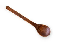 Holzlöffel Supun, Braun 4 Holzlöffel Supun, Braun – Bild 2