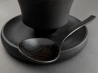 Holzlöffel Supun, Schwarz 6 Holzlöffel Supun, Schwarz – Bild 4