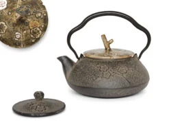 Japanische Teekanne Gusseisen Plum, 0,5 L -Qualitätsladen Für Geschirr japanische teekanne gusseisen plum 0 5 l 1