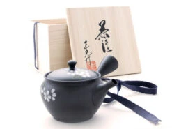 Japanische Teekanne Tokoname Sakura Mit Geschenkbox -Qualitätsladen Für Geschirr japanische teekanne tokoname sakura mit geschenkbox 1