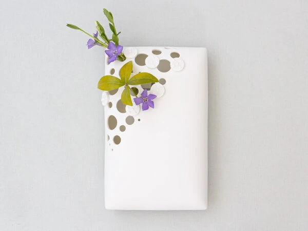 Japanische Vase Act/ Odd, Weiß 7 Japanische Vase Act/ Odd, Weiß – Bild 5