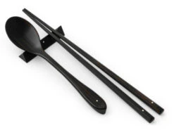 Japanisches Besteck-Set Yokina Asa, Ebenholz -Qualitätsladen Für Geschirr japanisches besteck set yokina asa ebenholz 1