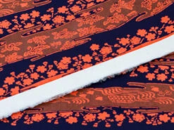 Japanpapier Katazome, Scherenschnitt Auf Hellrot -Qualitätsladen Für Geschirr japanpapier katazome scherenschnitt auf hellrot 1