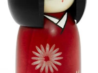Kokeshi: Holzpuppe Nogiku 5 Kokeshi: Holzpuppe Nogiku – Bild 3