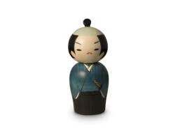 Kokeshi: Holzfigur Samurai -Qualitätsladen Für Geschirr kokeshi holzfigur samurai 1