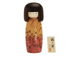 Kokeshi: Holzpuppe Tsuru No Mai -Qualitätsladen Für Geschirr kokeshi holzpuppe tsuru no mai 1