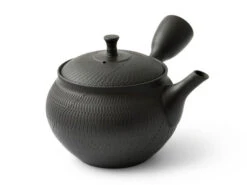 Kyusu Kuro Fukuro Biri, 360 Ml, Von Tatsuo Umehara -Qualitätsladen Für Geschirr kyusu kuro fukuro biri 360 ml von tatsuo umehara 1