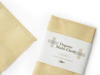 Multifunktionstuch, Bio-Baumwolle, Natural, 34cm X 34cm 5 Multifunktionstuch, Bio-Baumwolle, Natural, 34cm X 34cm – Bild 3