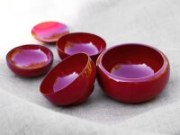 Oryoki Schalenset Nakajima, Rot, 6-teilig 5 Oryoki Schalenset Nakajima, Rot, 6-teilig – Bild 3