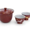 Teeservice Shiboridashi Akaji Kingin Tsuru -Qualitätsladen Für Geschirr teeservice shiboridashi akaji kingin tsuru