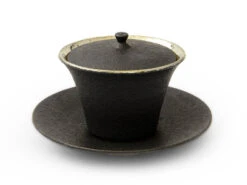 Teetasse Kuro Tsuya Mit Untertasse Und Deckel -Qualitätsladen Für Geschirr teetasse kuro tsuya mit untertasse und deckel 1